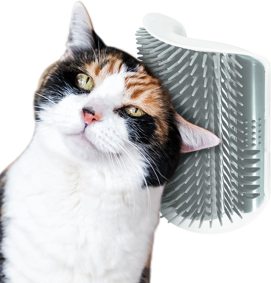 SunGrow Face Scratchers and Massage Comb with Catnip Dog and Cat Self Groomer Rubbing Corner Brush