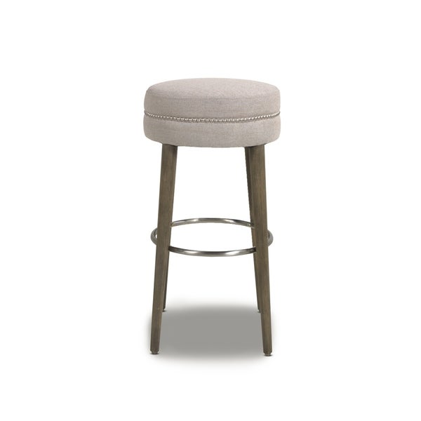 Carson Carrington Parsbol 30-inch Country Grey Backless Bar Stool