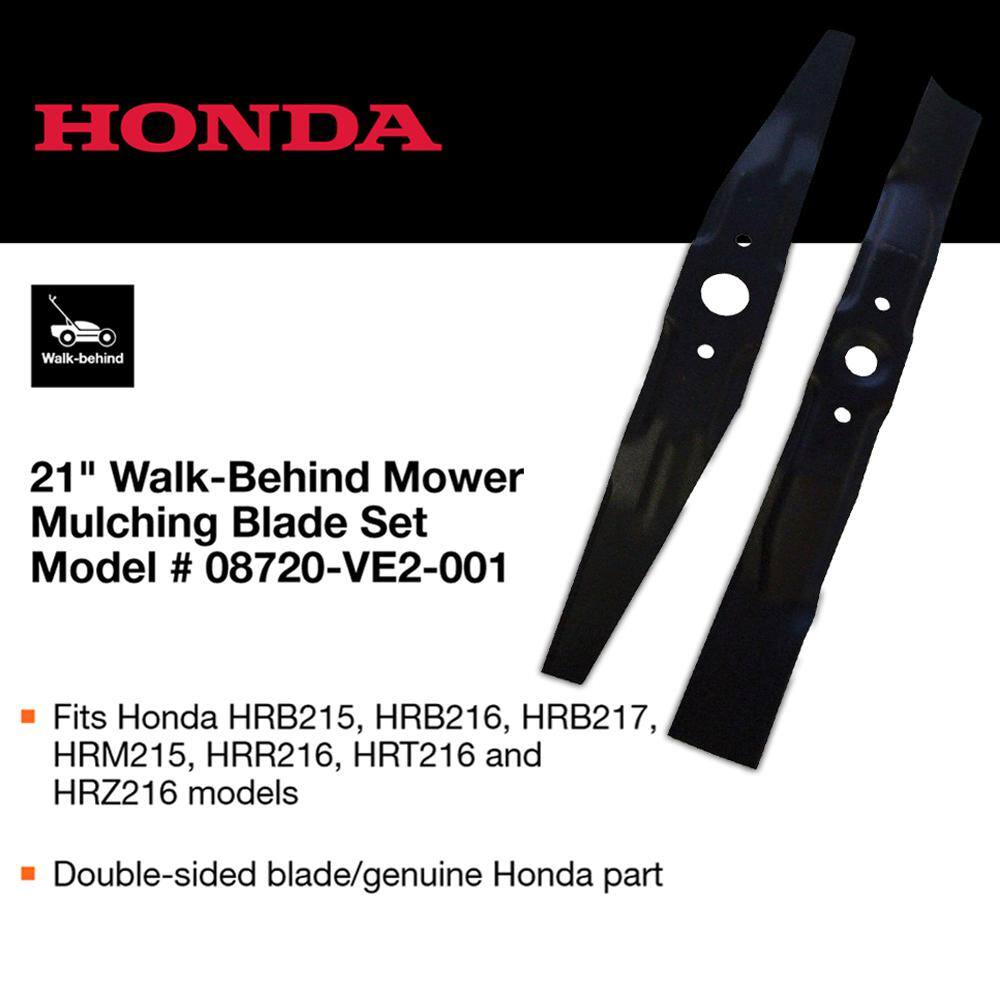 Honda 21 in. Mulching Blades Part 08720-VE2-001