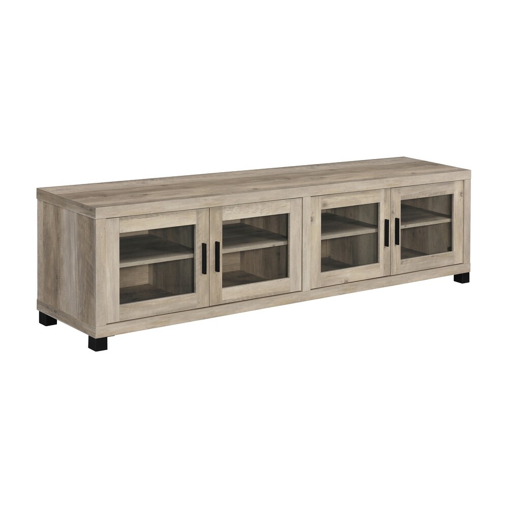 Coaster Furniture Sachin Rectangular TV Console with Glass Doors