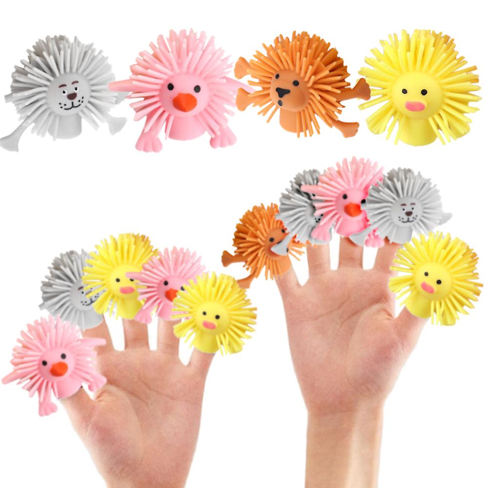 Small Animal Finger Tpr Cute Toys For Role-playing And Storytelling Children Educational Finger Sets Toys