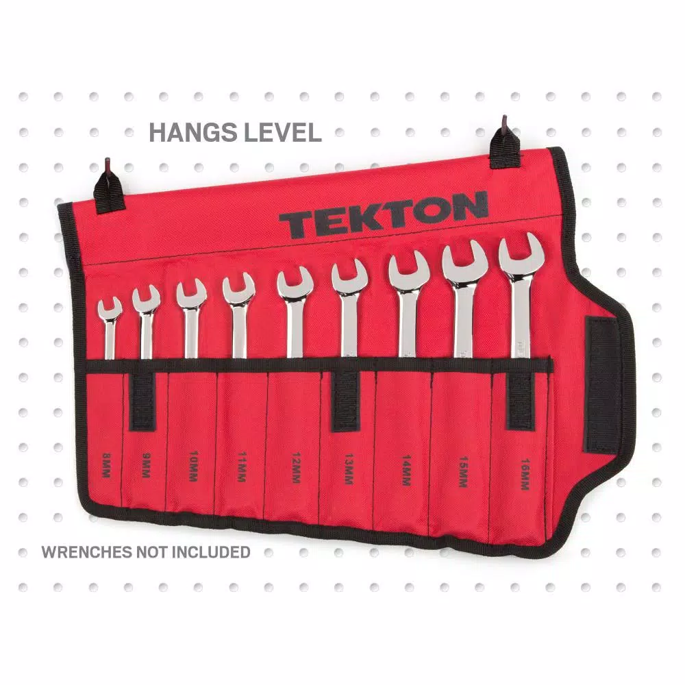 TEKTON 8 mm to 16 mm Combination Wrench Pouch (9-Tool) and#8211; XDC Depot