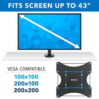 mount-it! Bolt Down Stand for Flat Screen TVs MI-855