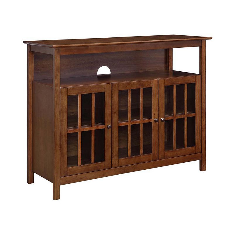 Convenience Concepts Big Sur Deluxe TV Stand with Storage Cabinets and Shelf for TVs up to 55 Inches