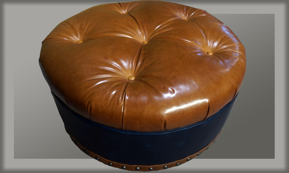 quotHavana quotTufted Ottoman   Southwestern   Footstools And Ottomans   by Great Blue Heron Furniture  Houzz