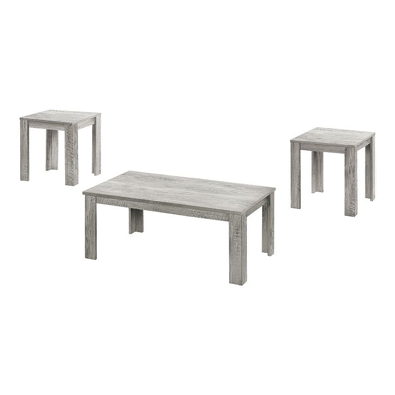 Monarch Contemporary Coffee and End Table 3-piece Set