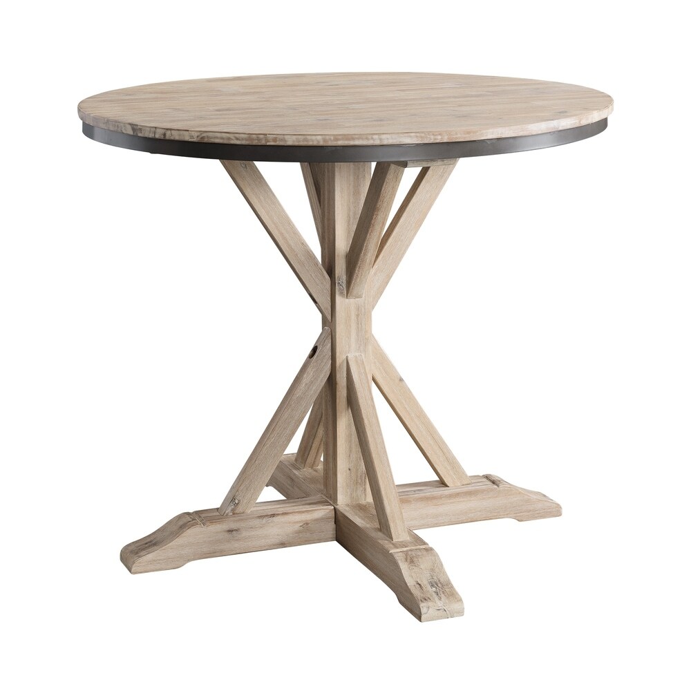 The Gray Barn Whistle Stop Round Counter height Dining Table   N/A