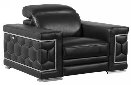 HomeRoots 329599 29-38 Sturdy Black Chair