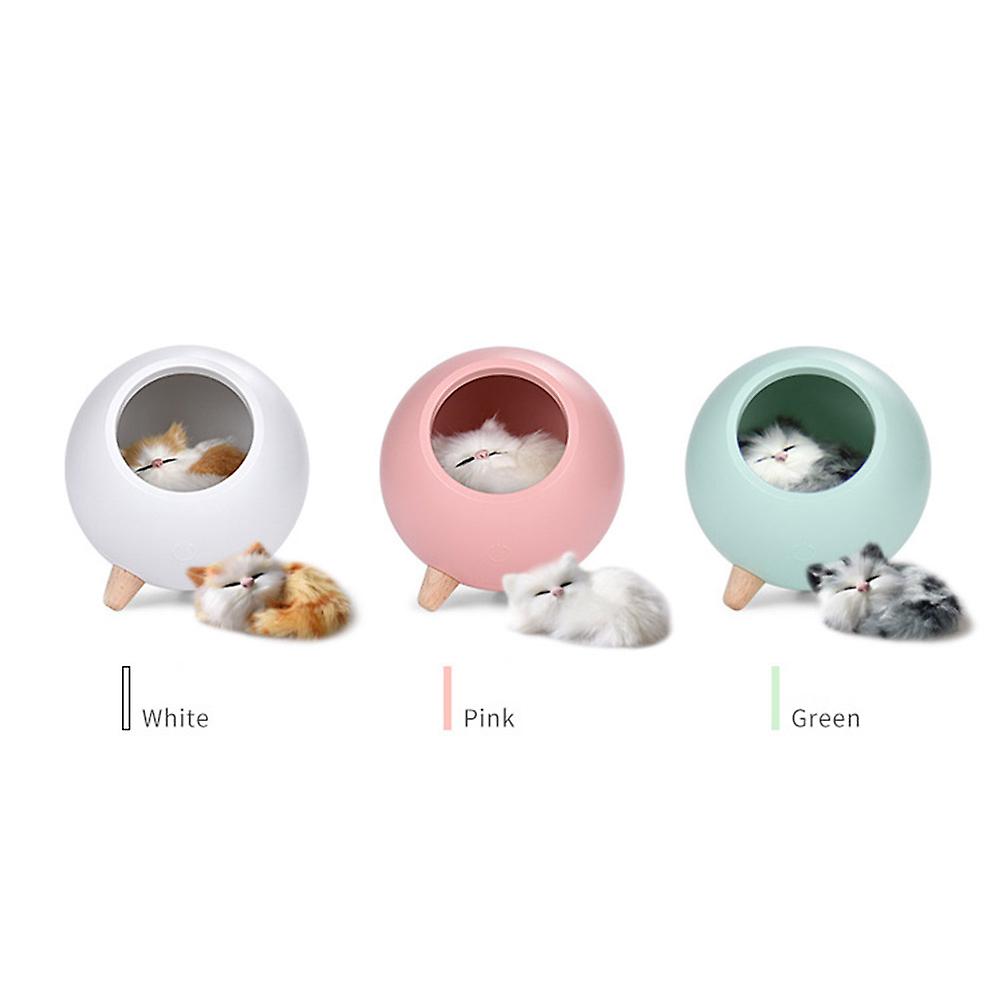 1200mah Touch Adjustable Led Night Table Light Usb Rechargeable Small Cat Pet House Atmosphere Lamp For Baby  42mm