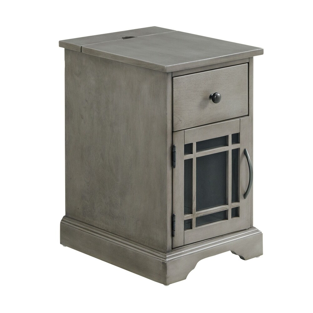 Picket House Furnishings Kian Side Table in Grey