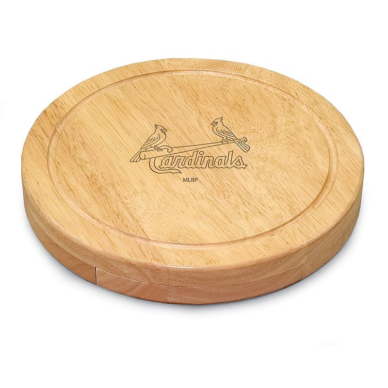 Picnic Time St. Louis Cardinals Circo Cheese Cutting Board and Tools Set