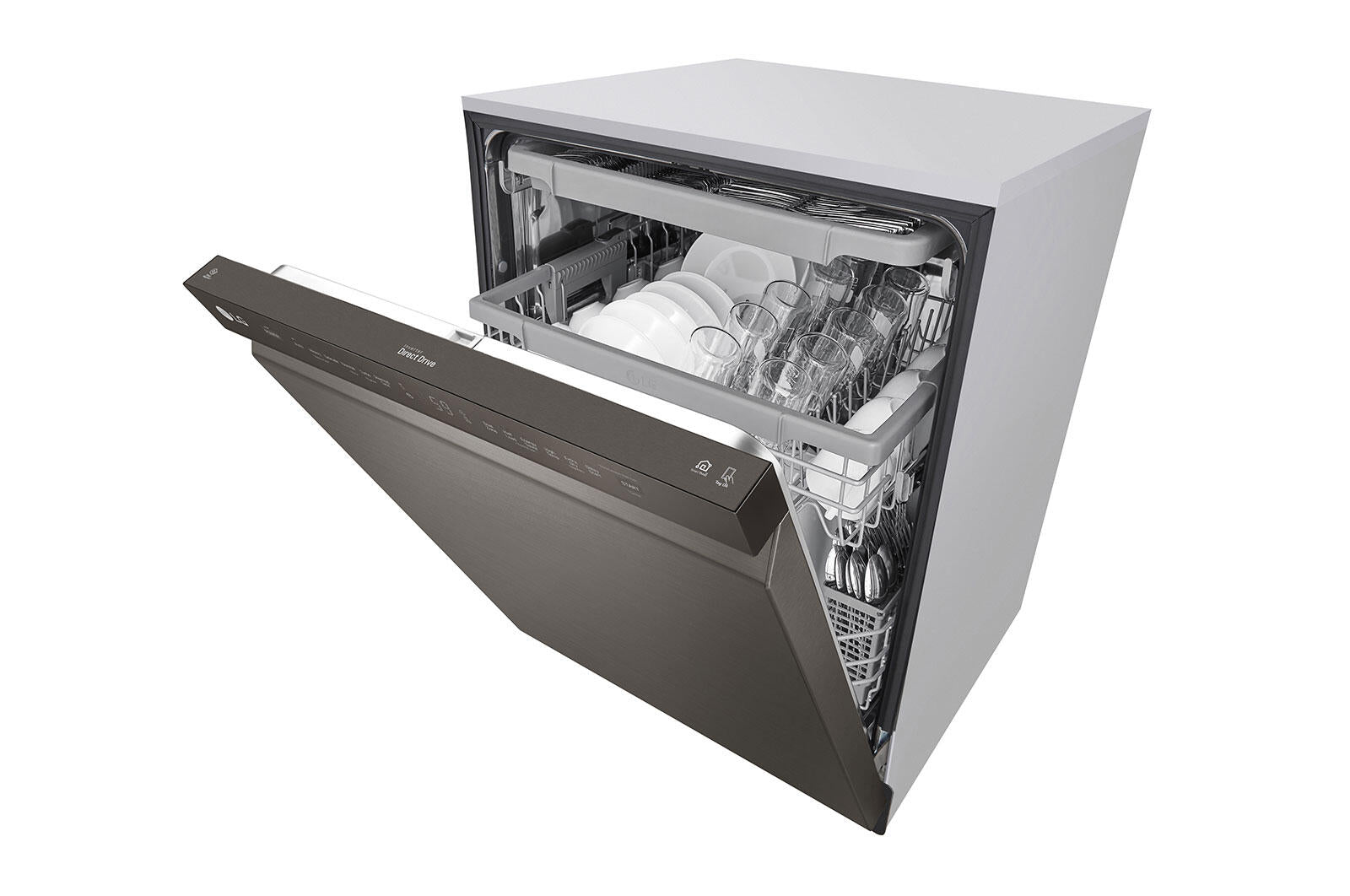 Lg LDFN4542D Front Control Dishwasher With Quadwash™ And 3Rd Rack