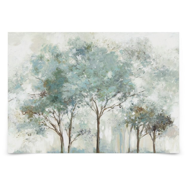 Americanflat Botanical Wall Art Room Decor Enchanted Teal Forest By Pi Creative Art