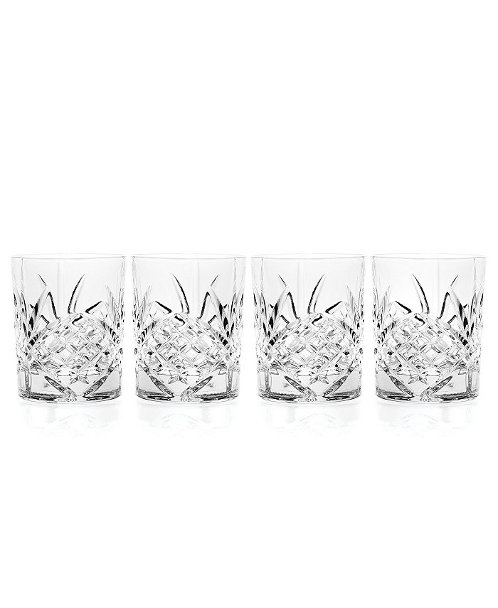 Godinger Dublin Double Old-Fashioned Glasses Set of 4