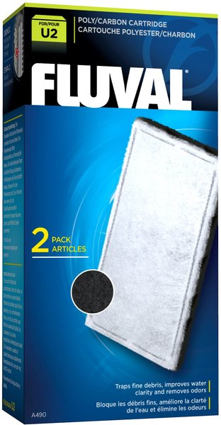 Fluval U2 Poly/Carbon Underwater Filter Media