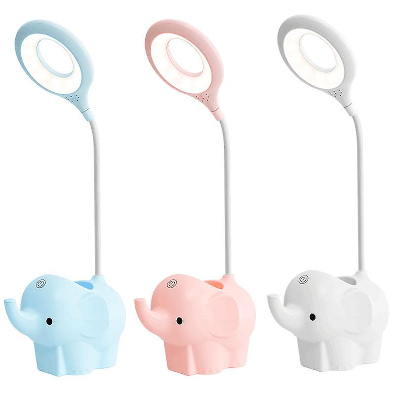 Elephant Cartoon Led Reading Desk Lamp Eye Protection Night Light