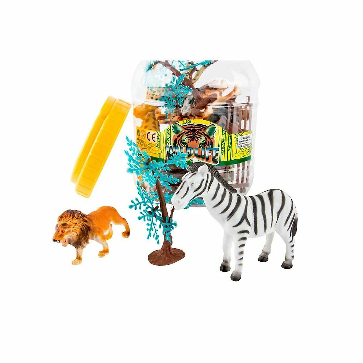 Animal figures DKD Home Decor 20 Pieces 2 Units