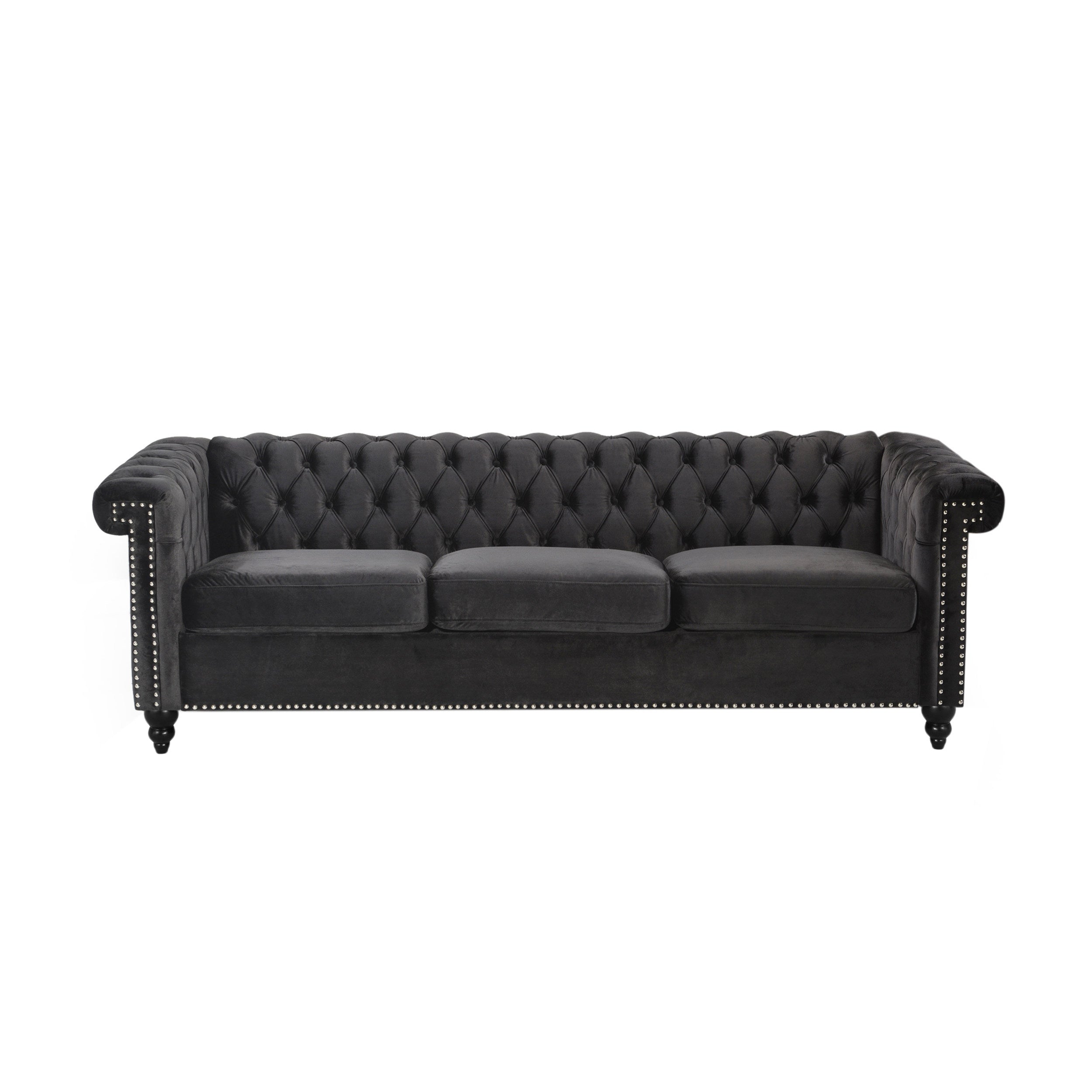 Zyiere Tufted Chesterfield 3 Seater Sofa