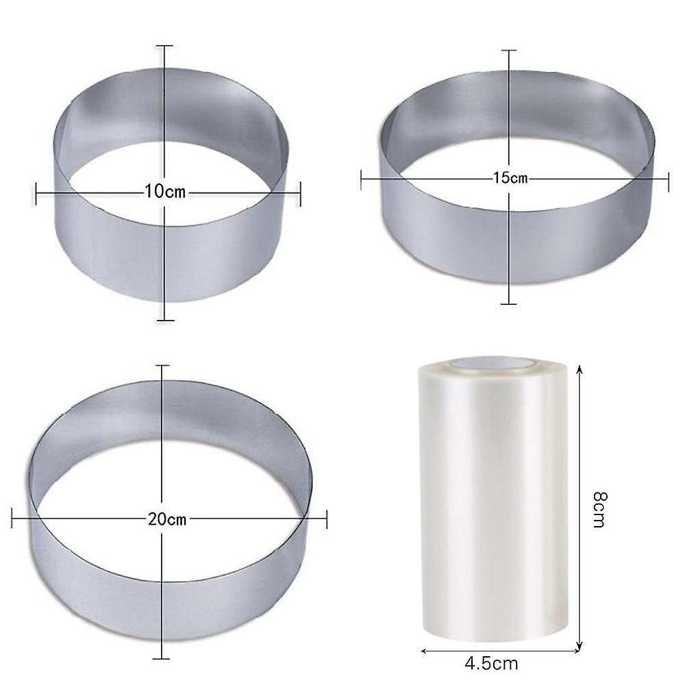 Cake Collars Clear Mousse Surrounding Edge Packaging Wrapping Tape Baking Tool