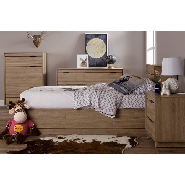 Fynn 5 Drawer Kids x27 Chest Rustic Oak South Shore