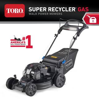 Toro 21 in. Super Recycler Personal Pace SmartStow 163 cc Briggs and Stratton Gas Walk Behind Lawn Mower 21565