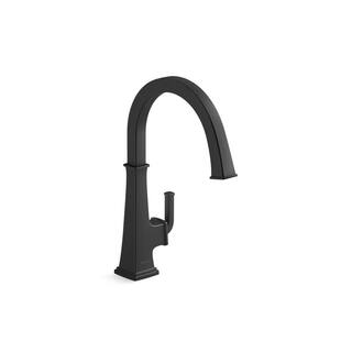 KOHLER Riff Bar Swing Spout Faucet in Matte Black 23833-BL