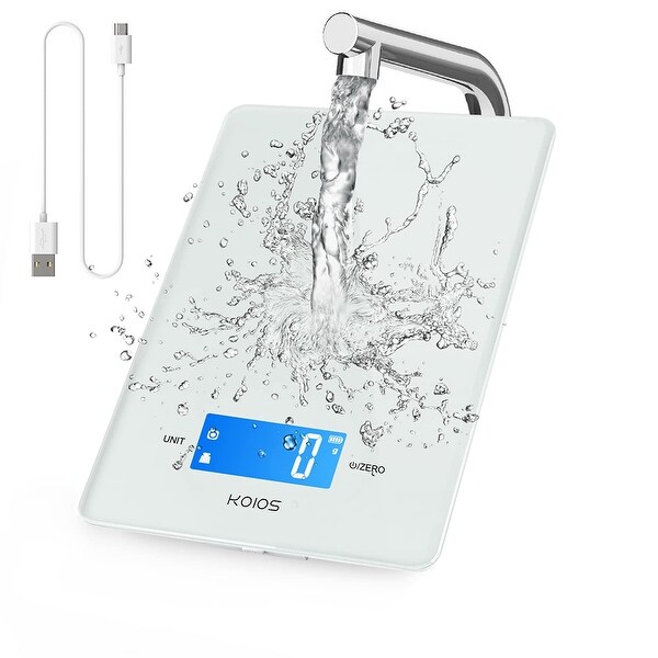 11lbs/5kg Small Accurate Food Scale with Waterproof USB Plug