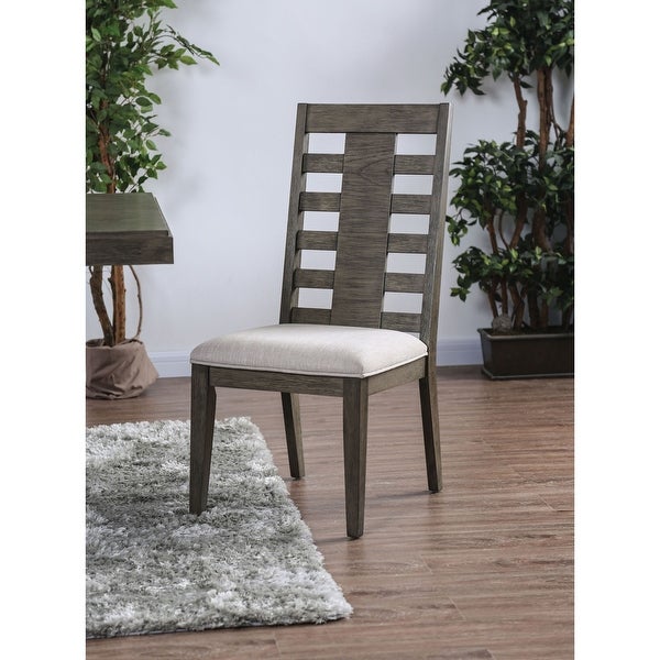 Copper Grove Tran Weathered Grey Dining Chairs (Set of 2)