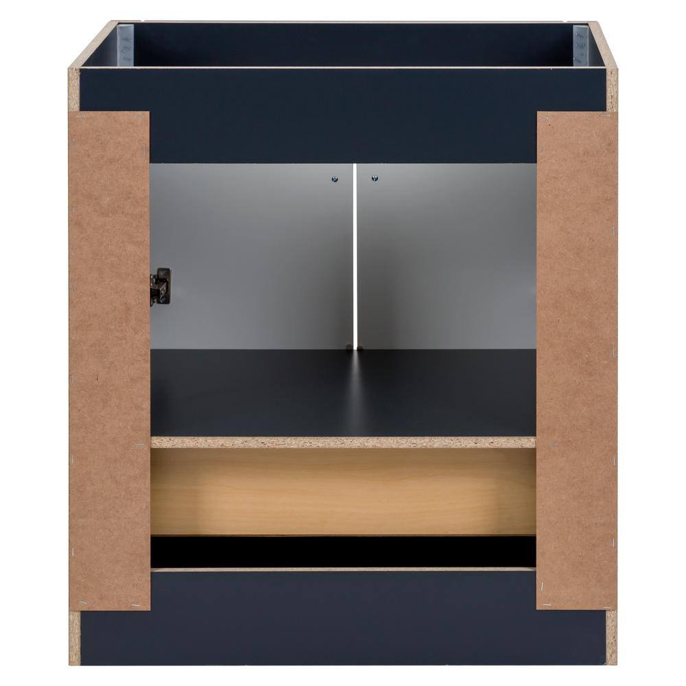 Home Decorators Collection Craye 30 in. W x 21.6 in. D x 34 in. H Bath Vanity Cabinet without Top in Deep Blue CY30-DB