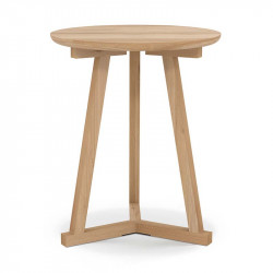 Table d'appoint 46X46X56 cm en chêne Tripod Ethnicraft - Mobilier intérieur - Mobilier - GRIIN