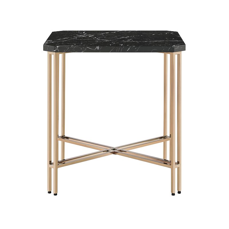 Steve Silver Co. Daxton Faux-Marble Square End Table