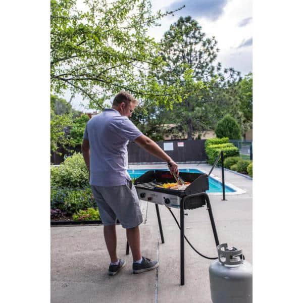 Camp Chef Expedition 2X 2Burner Propane Gas Grill in Silver