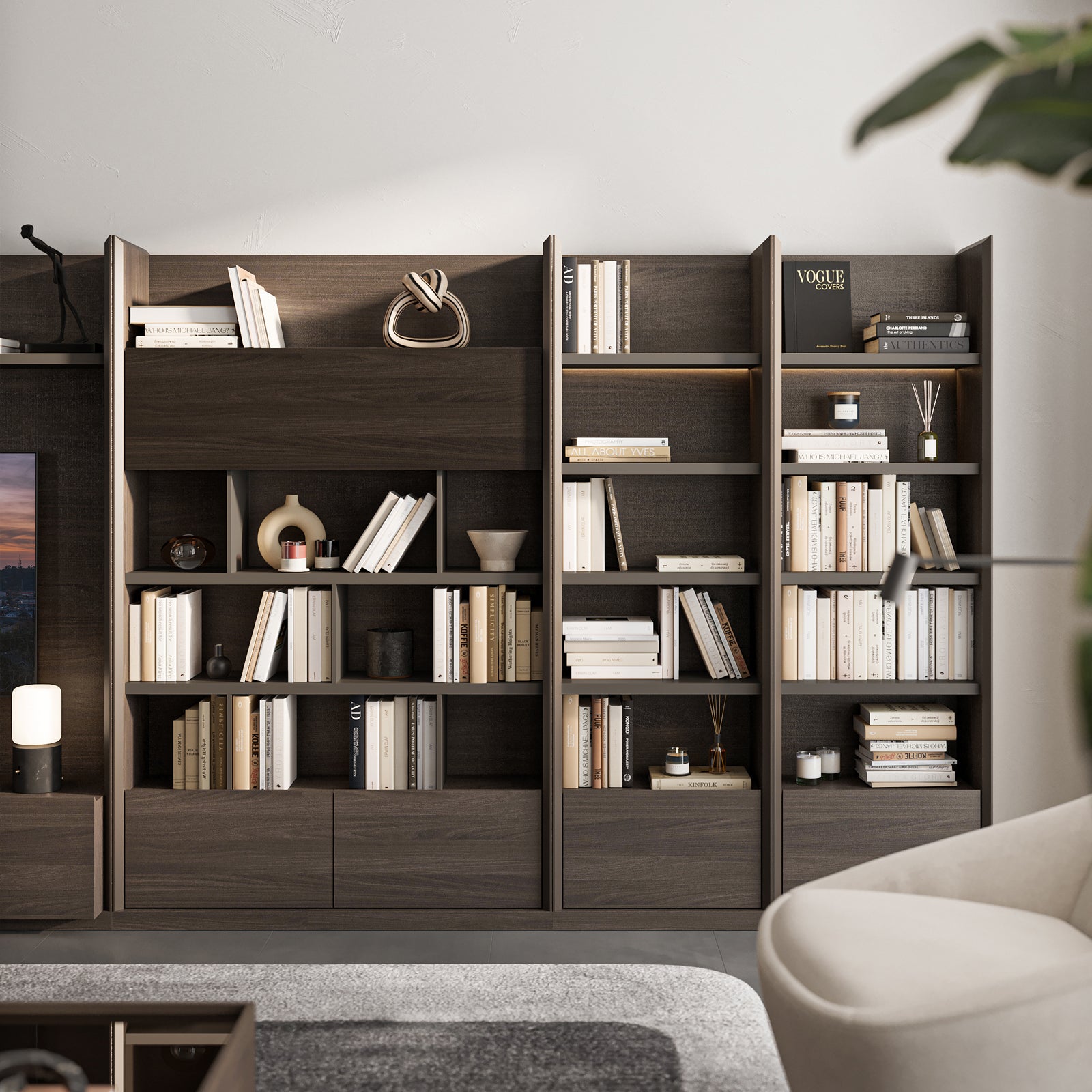 Display Piece -  Luis Wall Unit Shelf Module Luis-120Nakheel