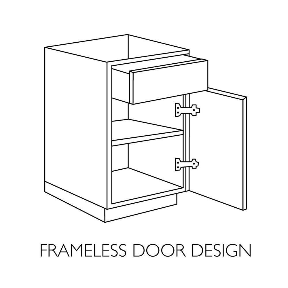 Design House Wyndham 24 in W x 18 in D Ready to Assemble Bath Vanity Cabinet Only in Gray