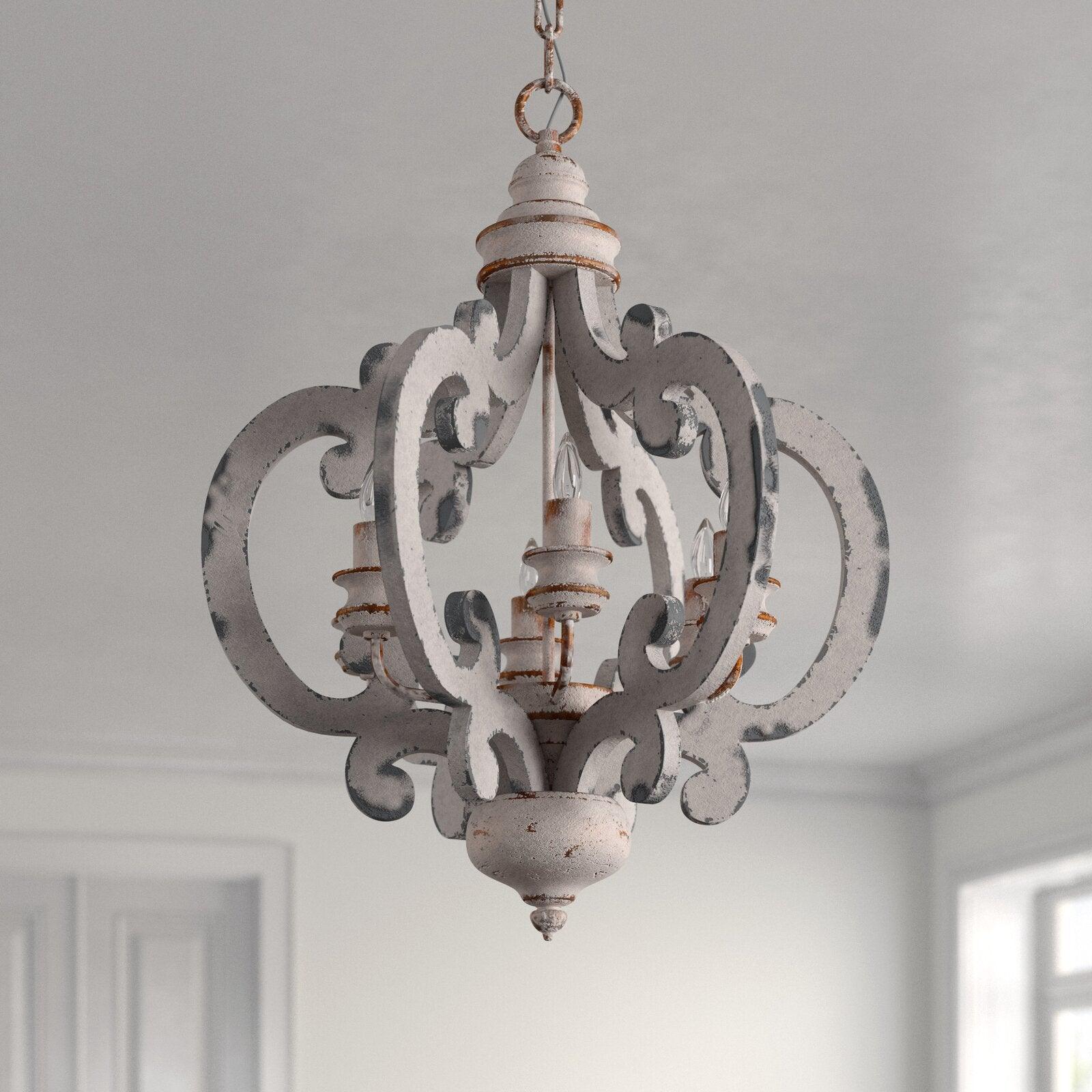 Antique White Style Chandelier