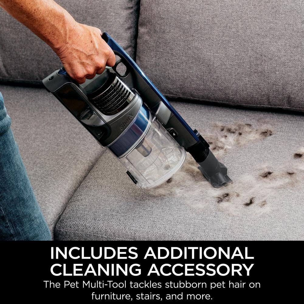 Shark Pet Bagless Cordless Stick Vacuum with XL Dust Cup LED Headlights Removable Handheld 40min Runtime in Gray - IX141 IX141