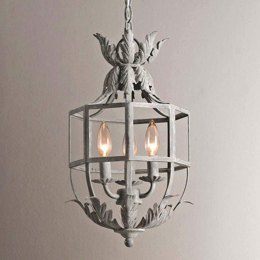 Lustre Retro Cage Chandelier