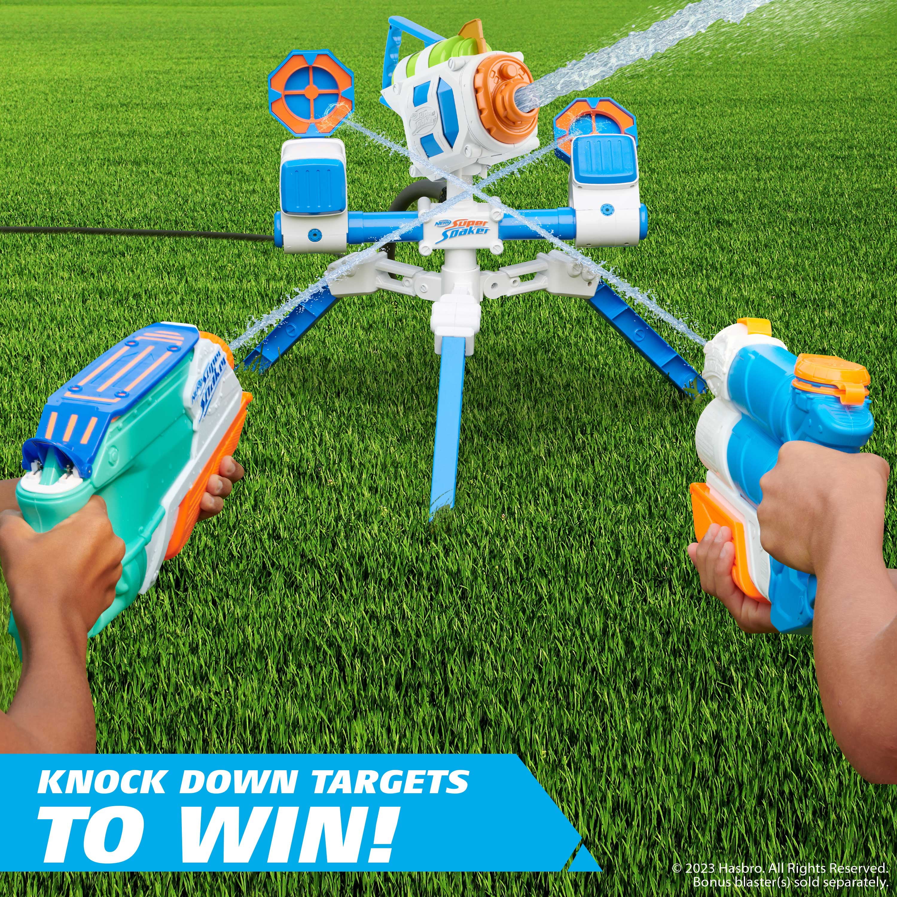 NERF Super Soaker RoboBlaster by WowWee – Automatic Soaker Blasting Machine Drenches You in Water