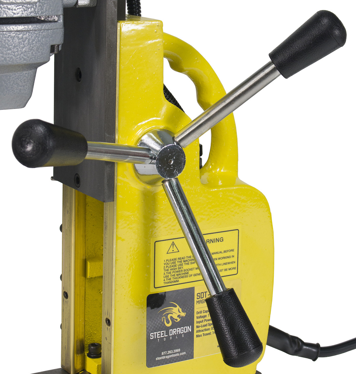 Steel Dragon Tools MD13 Magnetic Drill Press has 1/2 Boring Diameter