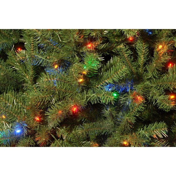 National Tree Company 7.5 ft. PowerConnect North Valley Spruce Tree with Dual Color LED's