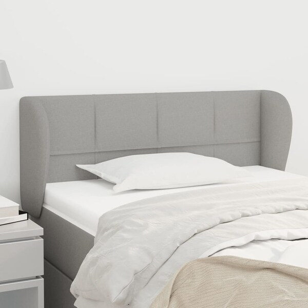 vidaXL Headboard with Ears Dark Gray 79.9