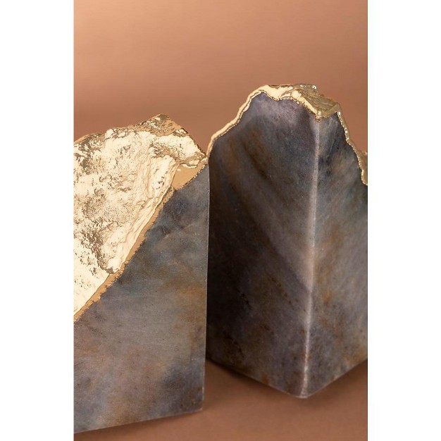 Gauri Kohli Dazzle Aventurine Bookends Set Of 2