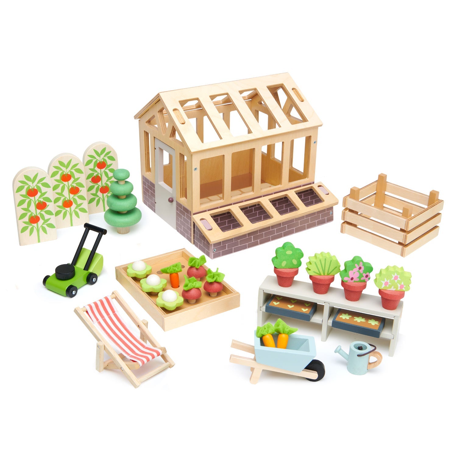 Greenhouse and Garden Set by Tender Leaf Toys