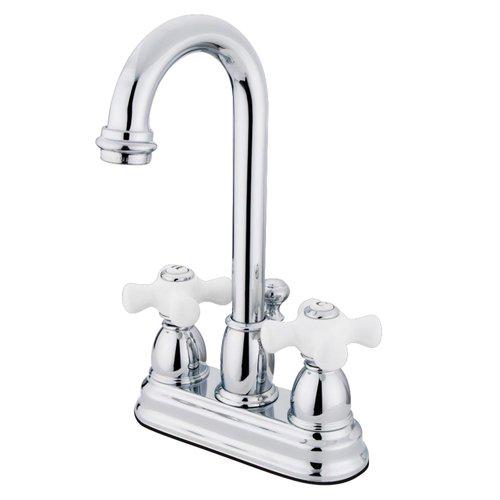 Kingston Brass KB3615PX 4-Inch Centerset Lavatory Faucet， Oil Rubbed Bronze