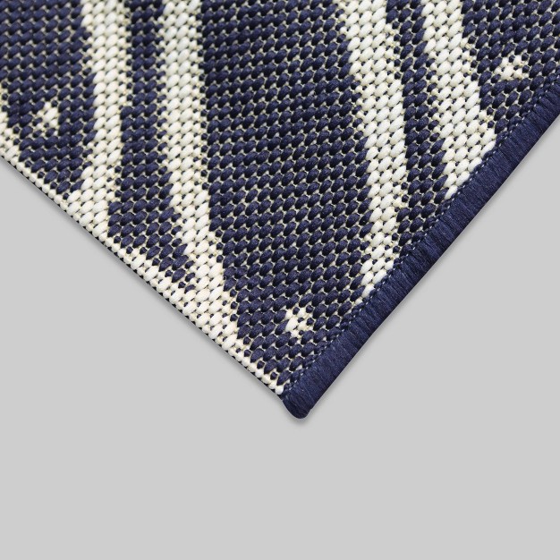 Minnows Outdoor Rug Navy