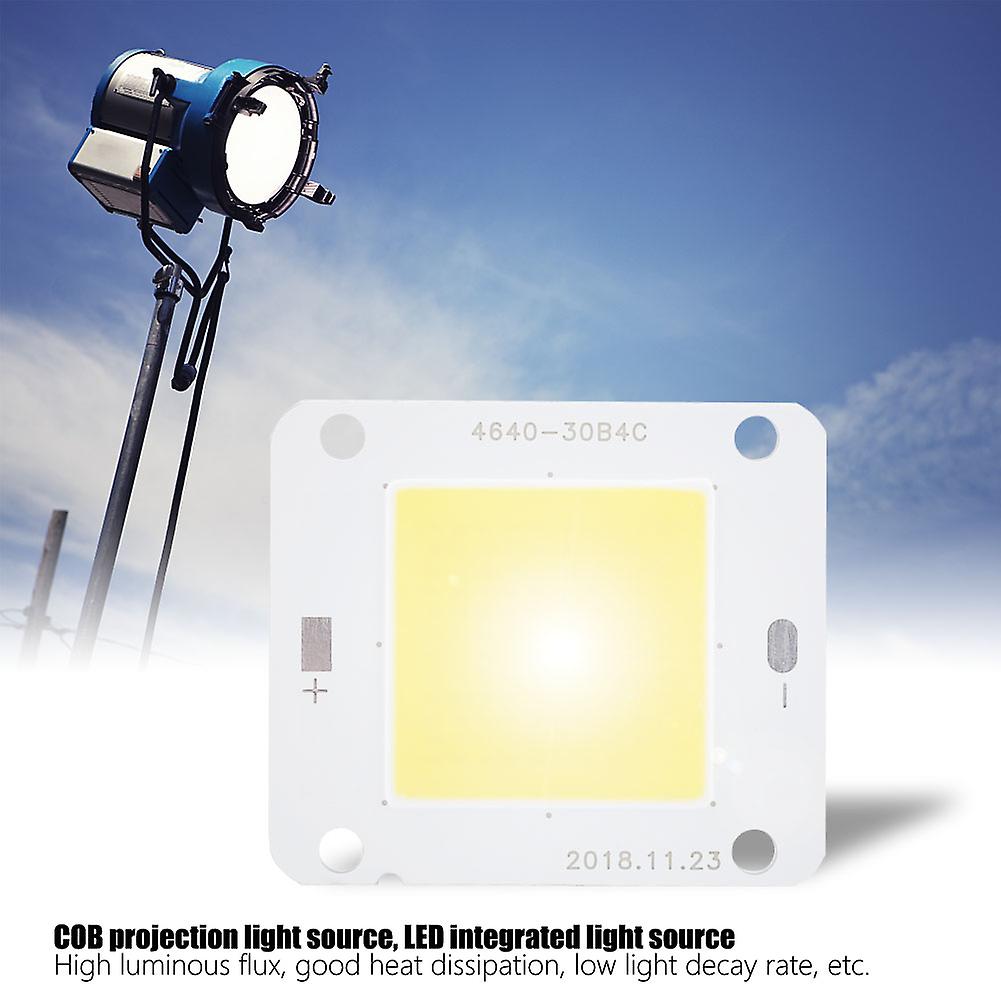 50W Projection Light Source Long lasting Bright COB Integrated LED Light(Warm White 3000-3200K)