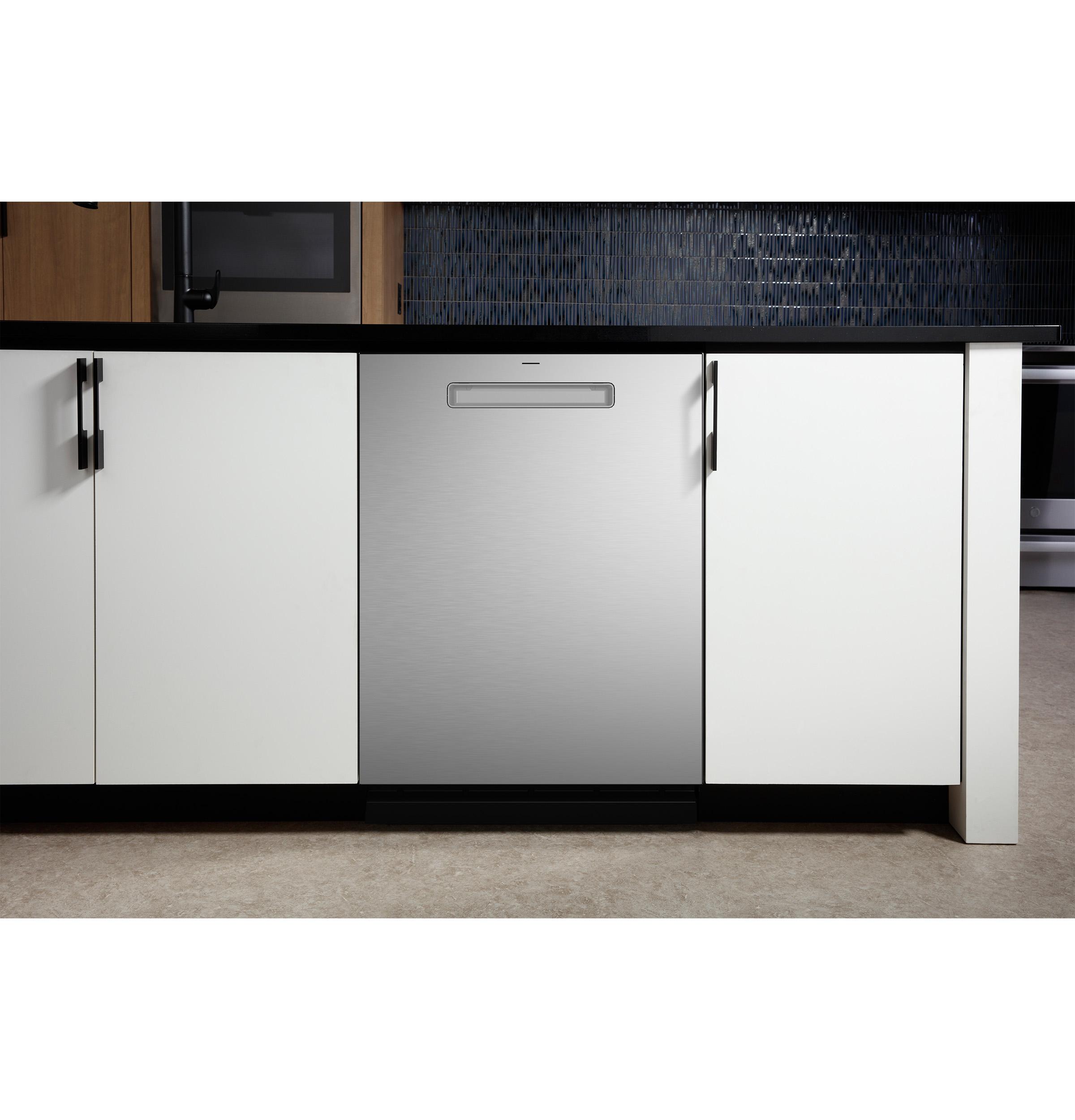 Ge Appliances PDP715SYVFS Ge Profile™ Fingerprint Resistant Top Control With Stainless Steel Interior Dishwasher With Microban™ Antimicrobial Protection With Sanitize Cycle