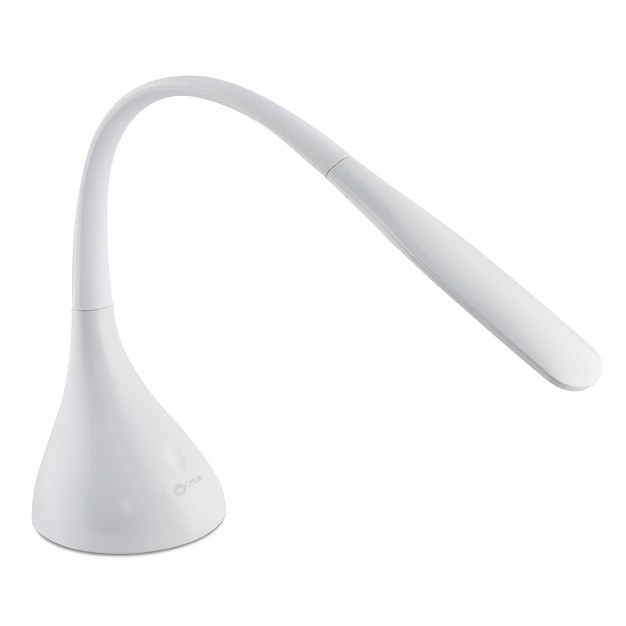 Creative Curves Desk Desk Lamp White includes Led Light Bulb Ottlite