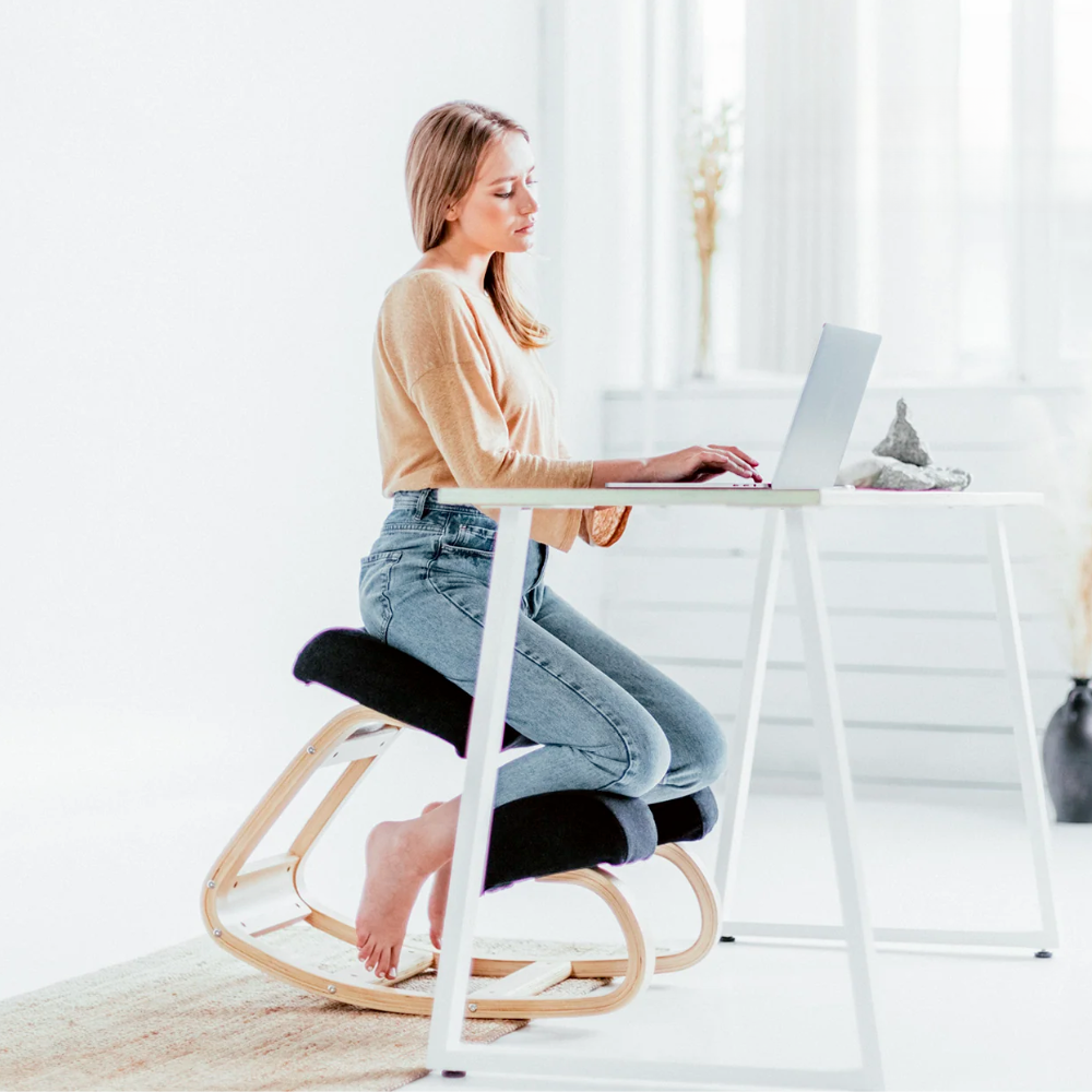 Pain-Free Wooden Kneeling Chair