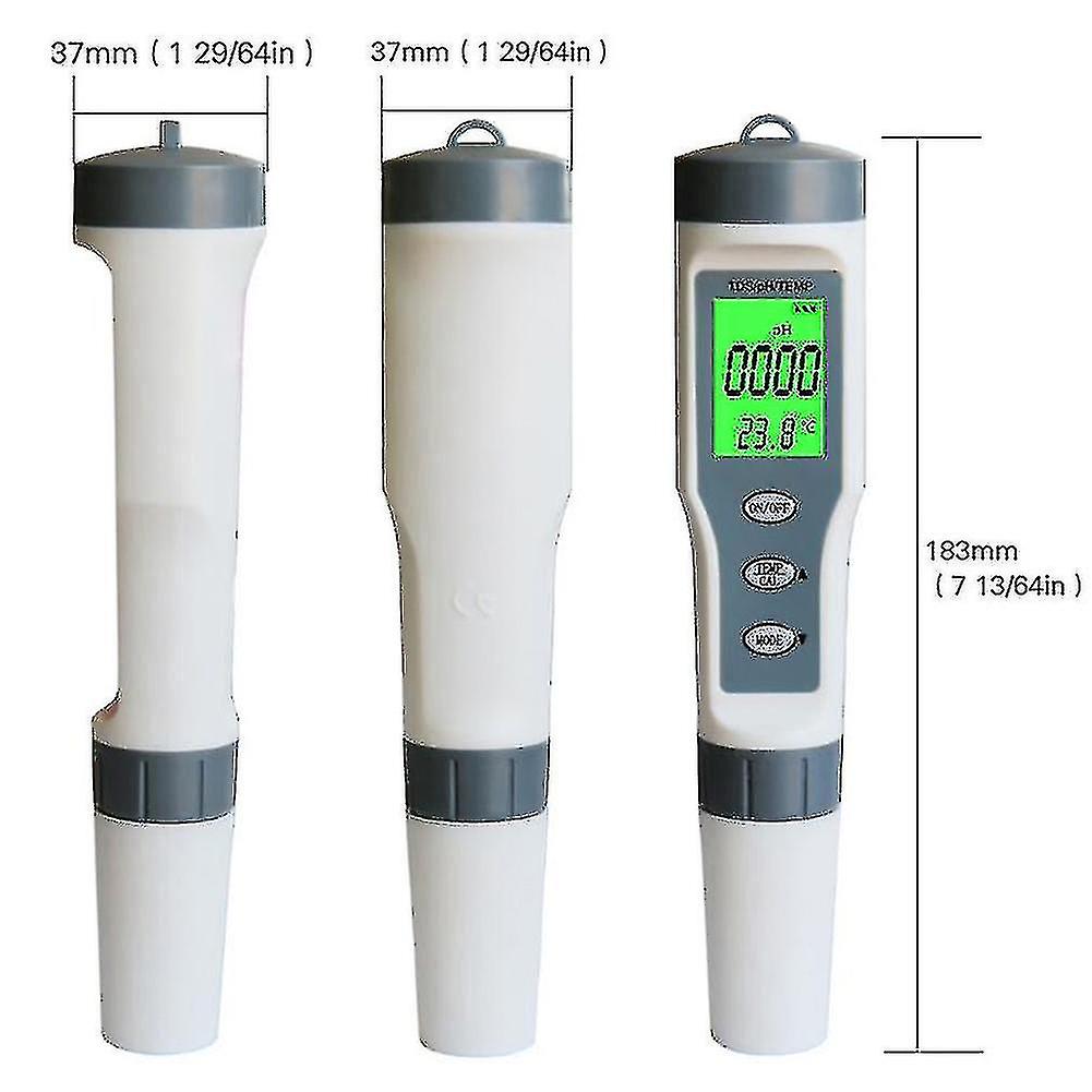 3 In 1 Pen High Tds/ph/temp 0-14 Ph Measurement Ran For Swimming Pool -